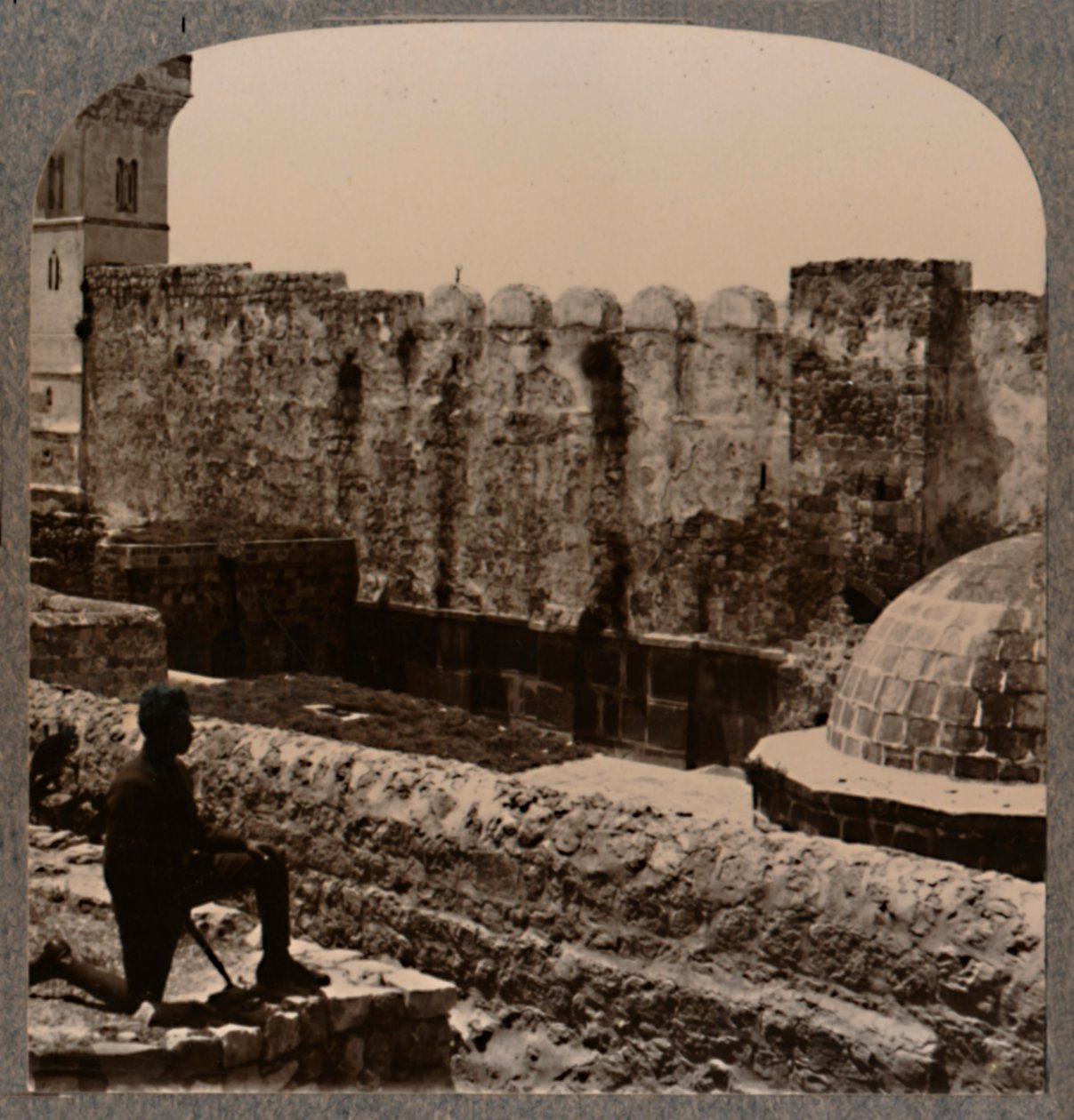 Moskén Machpela, ca 1900 av Unbekannt