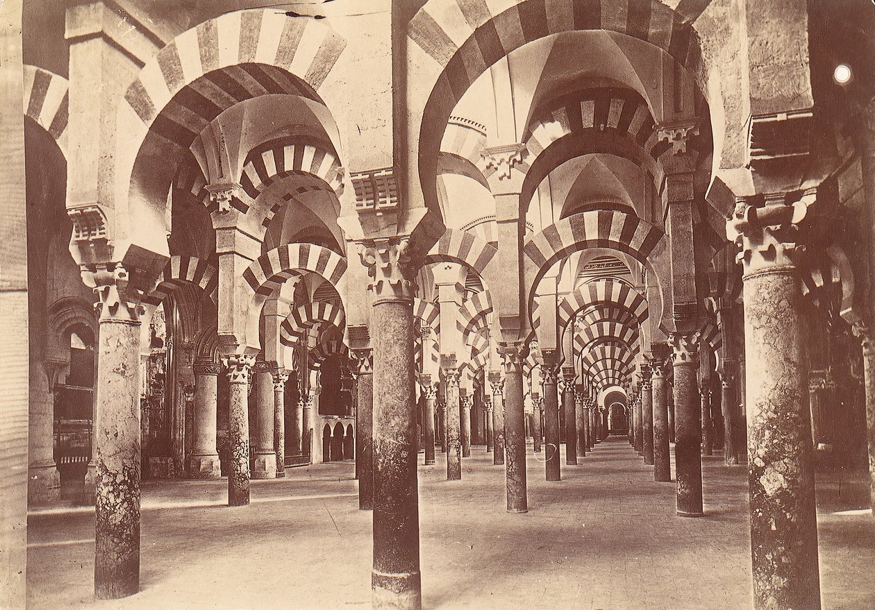 Moské i Cordova, 1880-90-talen. av Unbekannt
