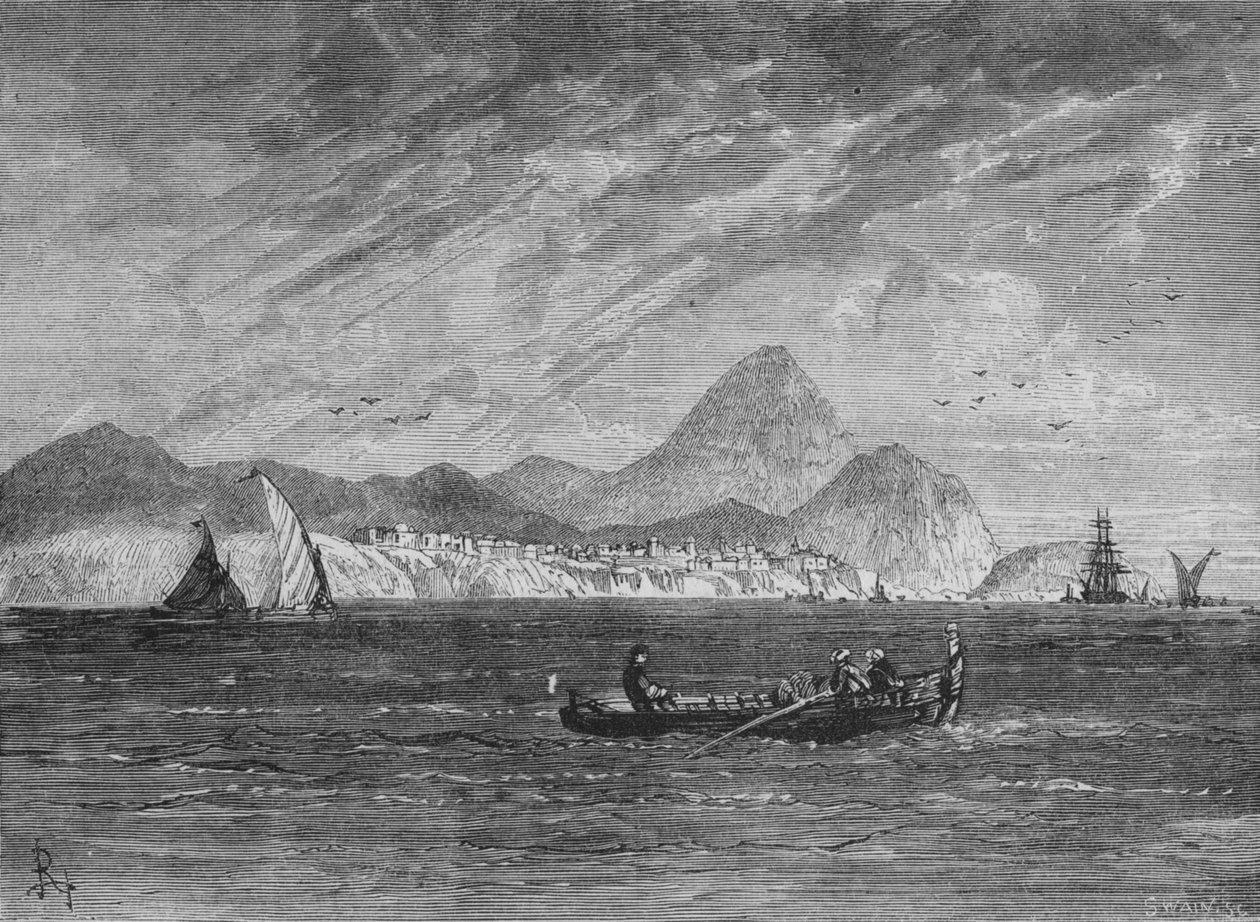 Mount Pernathia och New Navarino, c1880 av Unbekannt