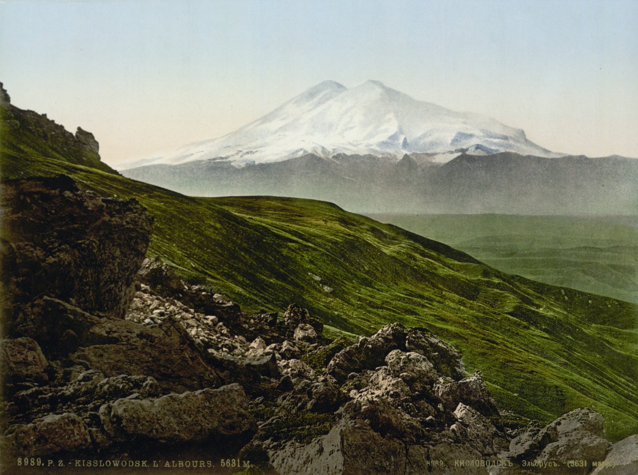 Berg nära Kislovodsk, Ryssland, c1895 av Unbekannt