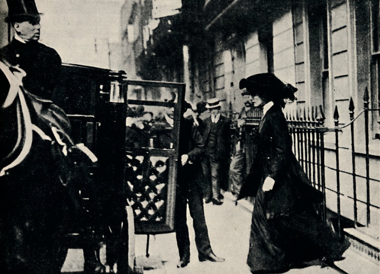Mr Churchill avgår på smekmånad, 1908, 1945. av Unbekannt
