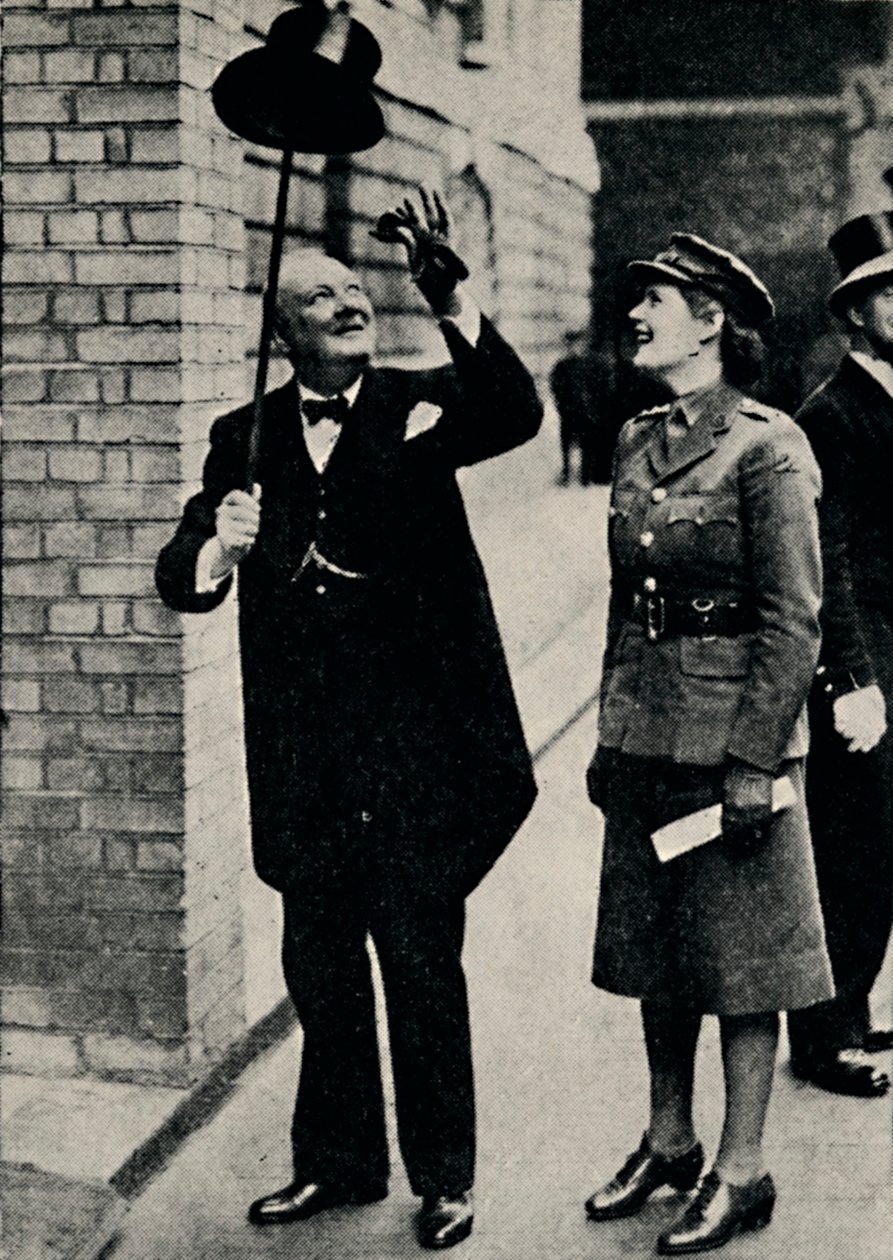 Herr Churchill i ett glatt humör, 1940-talet, 1945. av Unbekannt