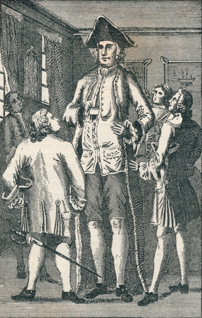 Mr Henry Blacker, den brittiske jätten, c1750, 1894 av Unbekannt