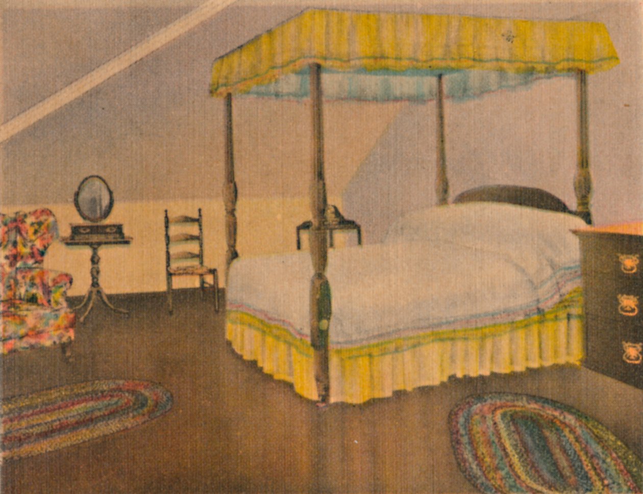 Mrs Washingtons sovrum, 1946 av Unbekannt