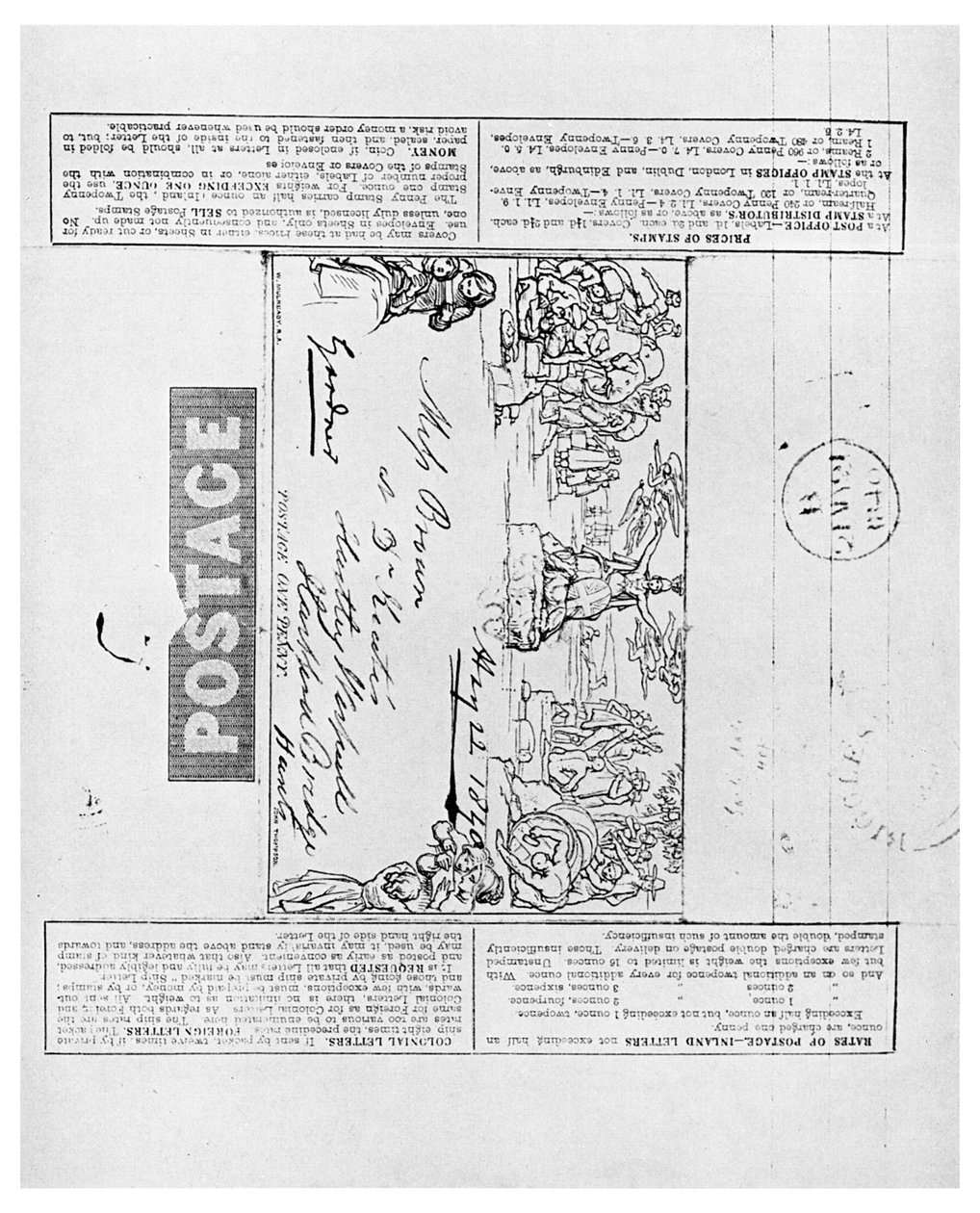 Mulreadys omslagskuvert, 1840 1956 av Unbekannt