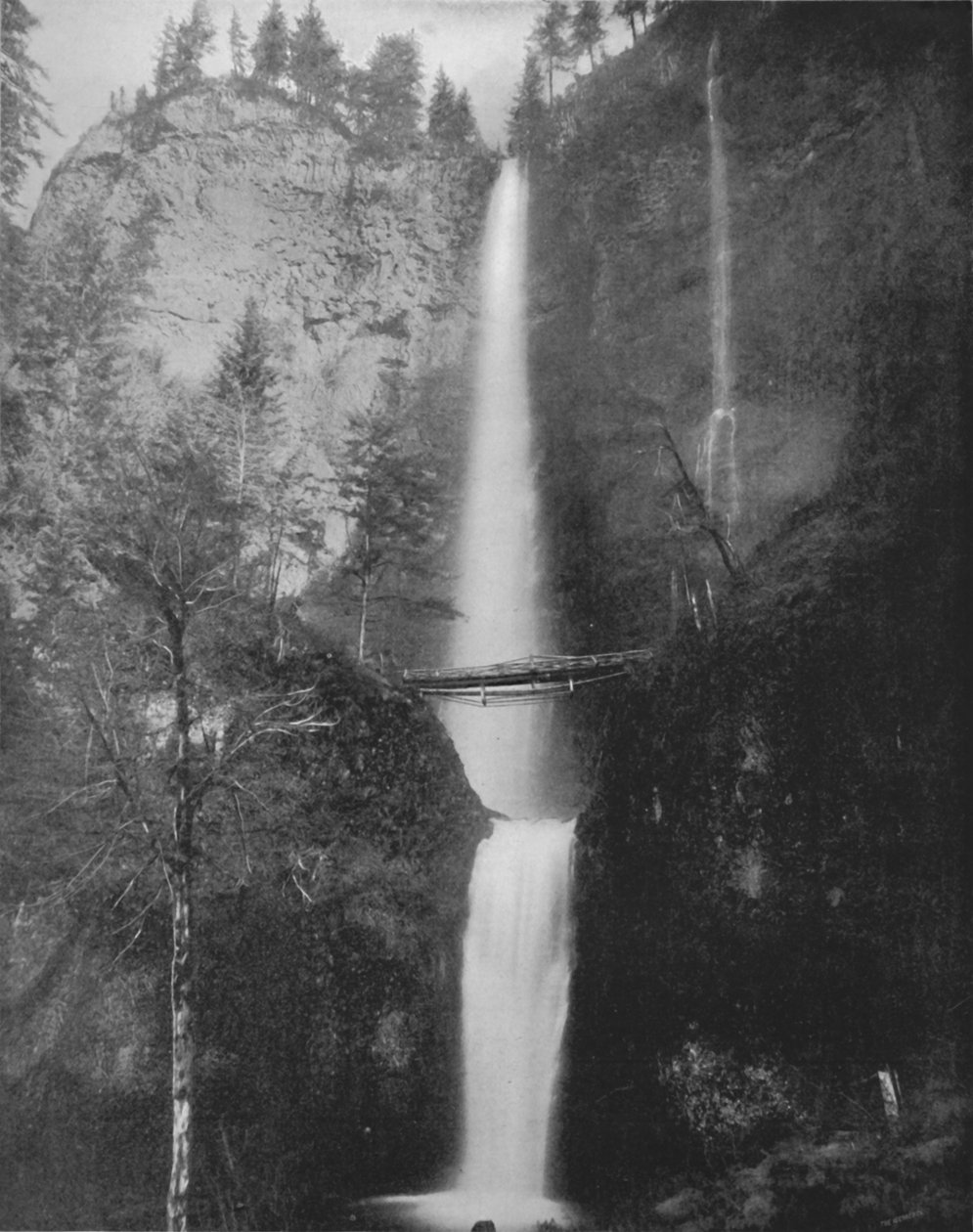 Multnomah Falls, 1800-talet av Unbekannt