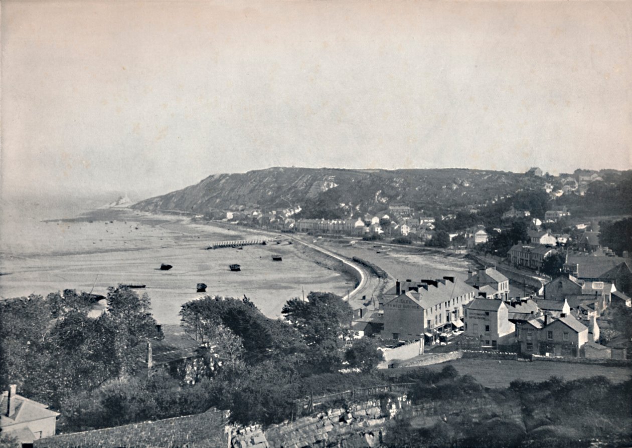 Mumbles - The Town and the Bay, 1895 av Unbekannt