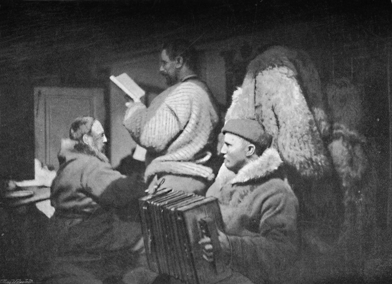 Musikunderhållning i salongen, c1893-1896, 1897. av Unbekannt