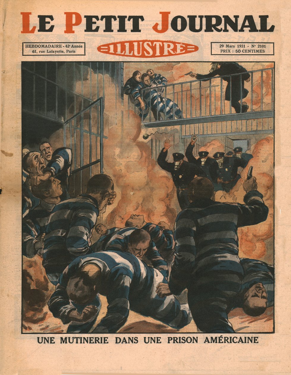 Myteri i ett amerikanskt fängelse, 1931. av Unbekannt