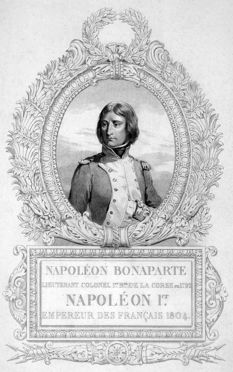 Napoleon 1:a, 1800-tal av Unbekannt