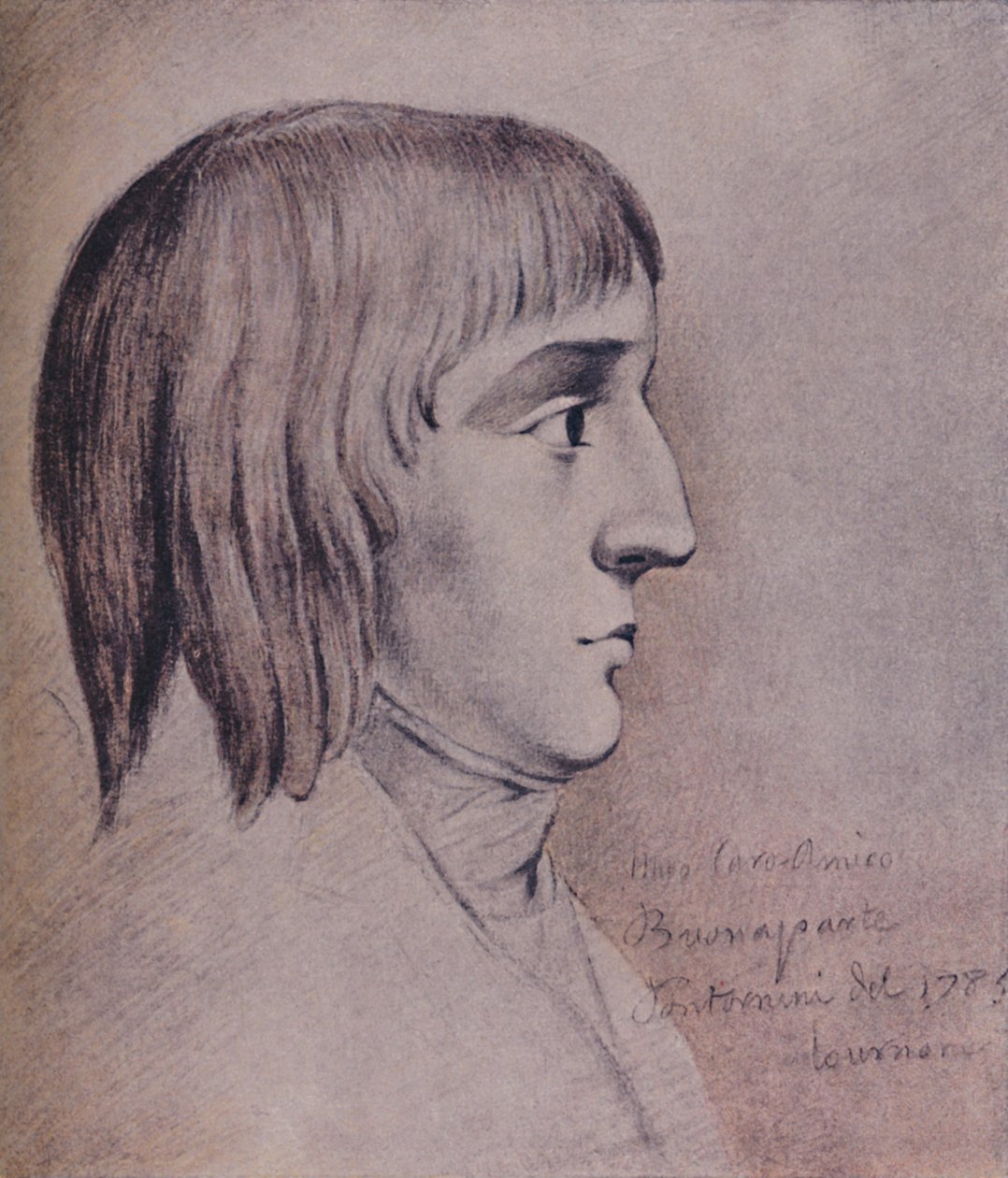 Napoleon Bonaparte 1785, sexton år gammal, 1896 av Unbekannt