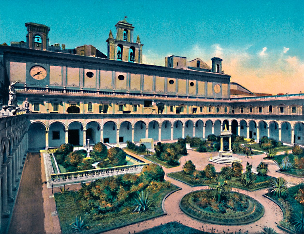 Neapel - S. Martinos kiosk, c1900. av Unbekannt