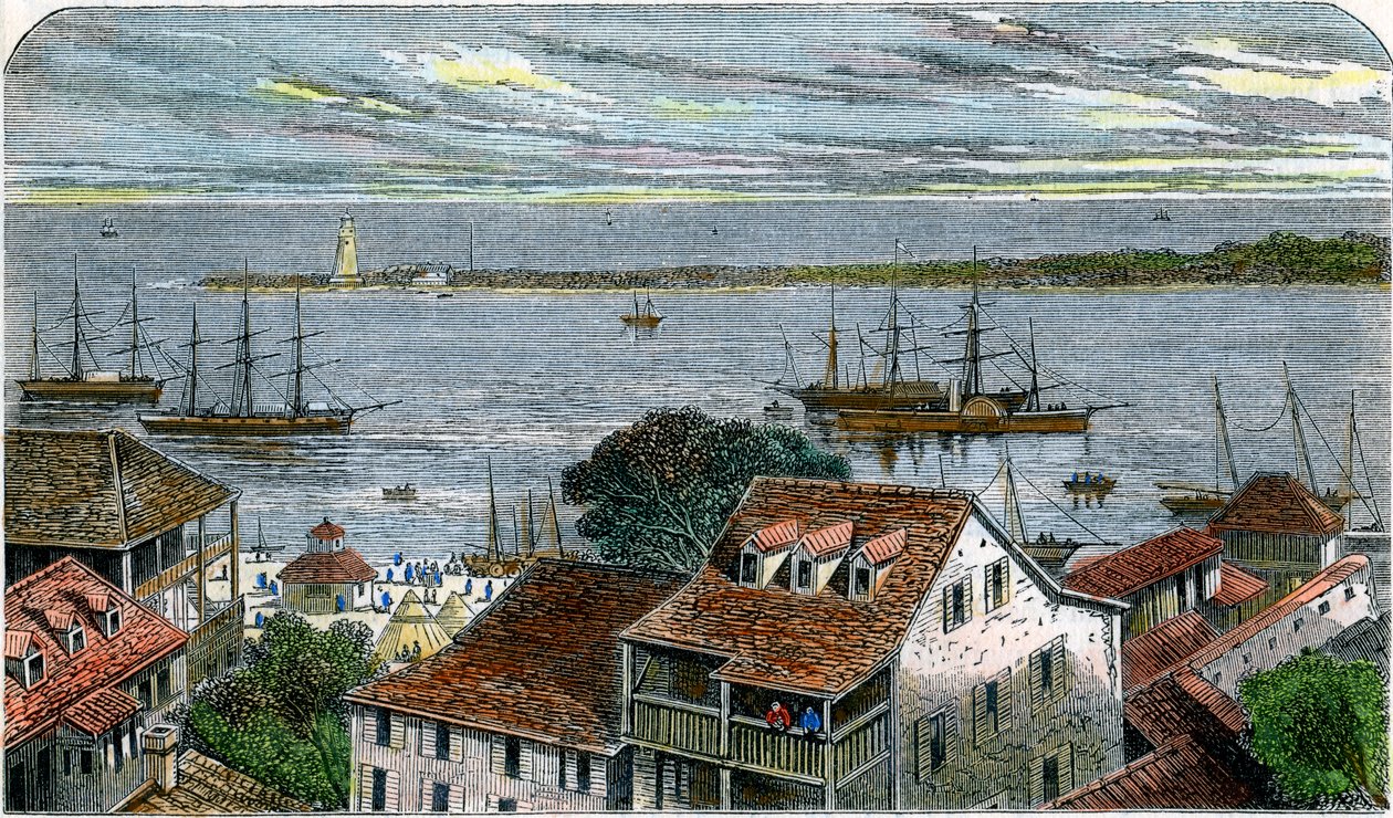 Nassau, Bahamas, c1880 av Unbekannt