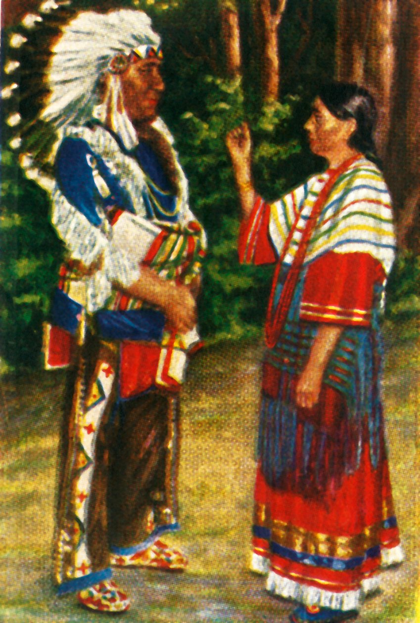 Indianpar, c1928. av Unbekannt