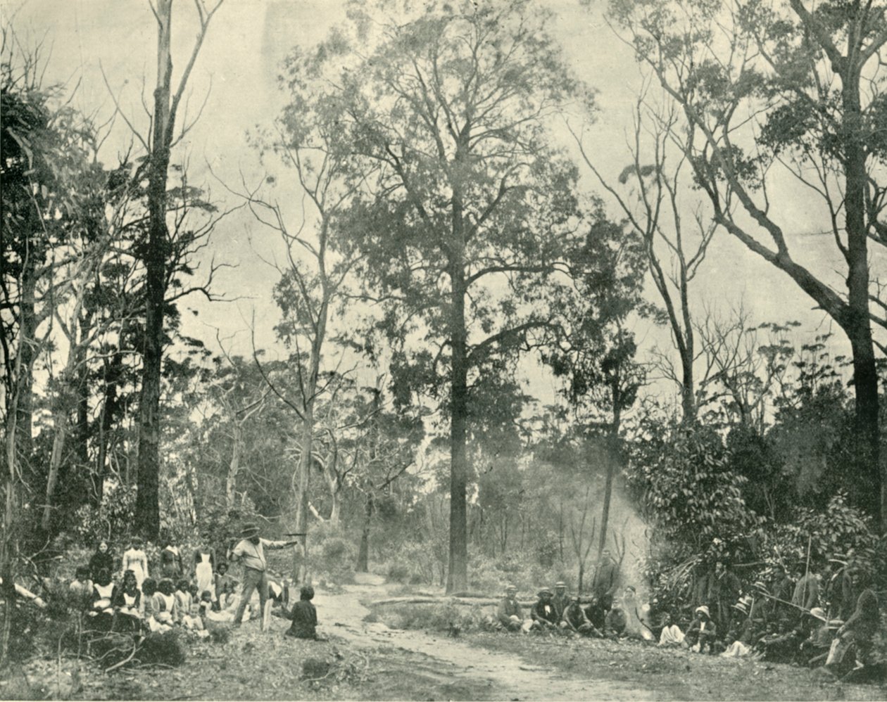 Native Sports, Lake Tyers, 1901. av Unbekannt