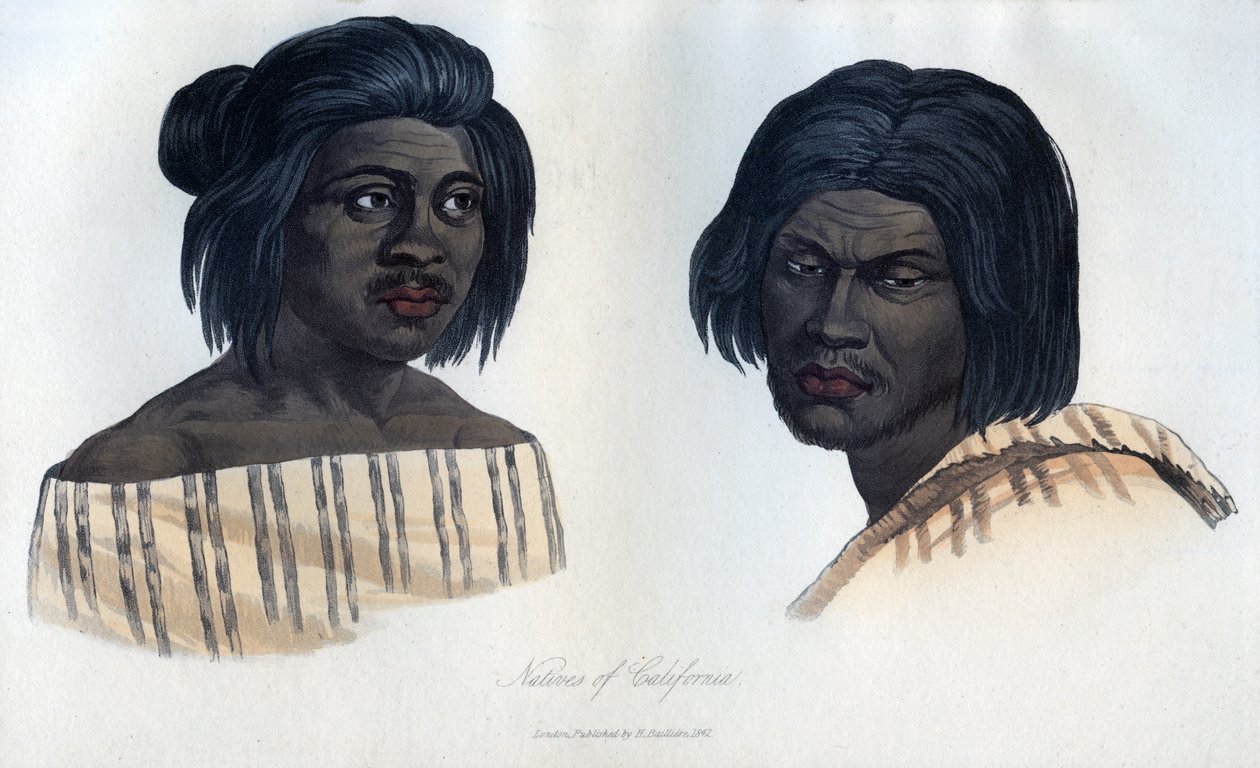 Infödda i Kalifornien, 1848 av Unbekannt