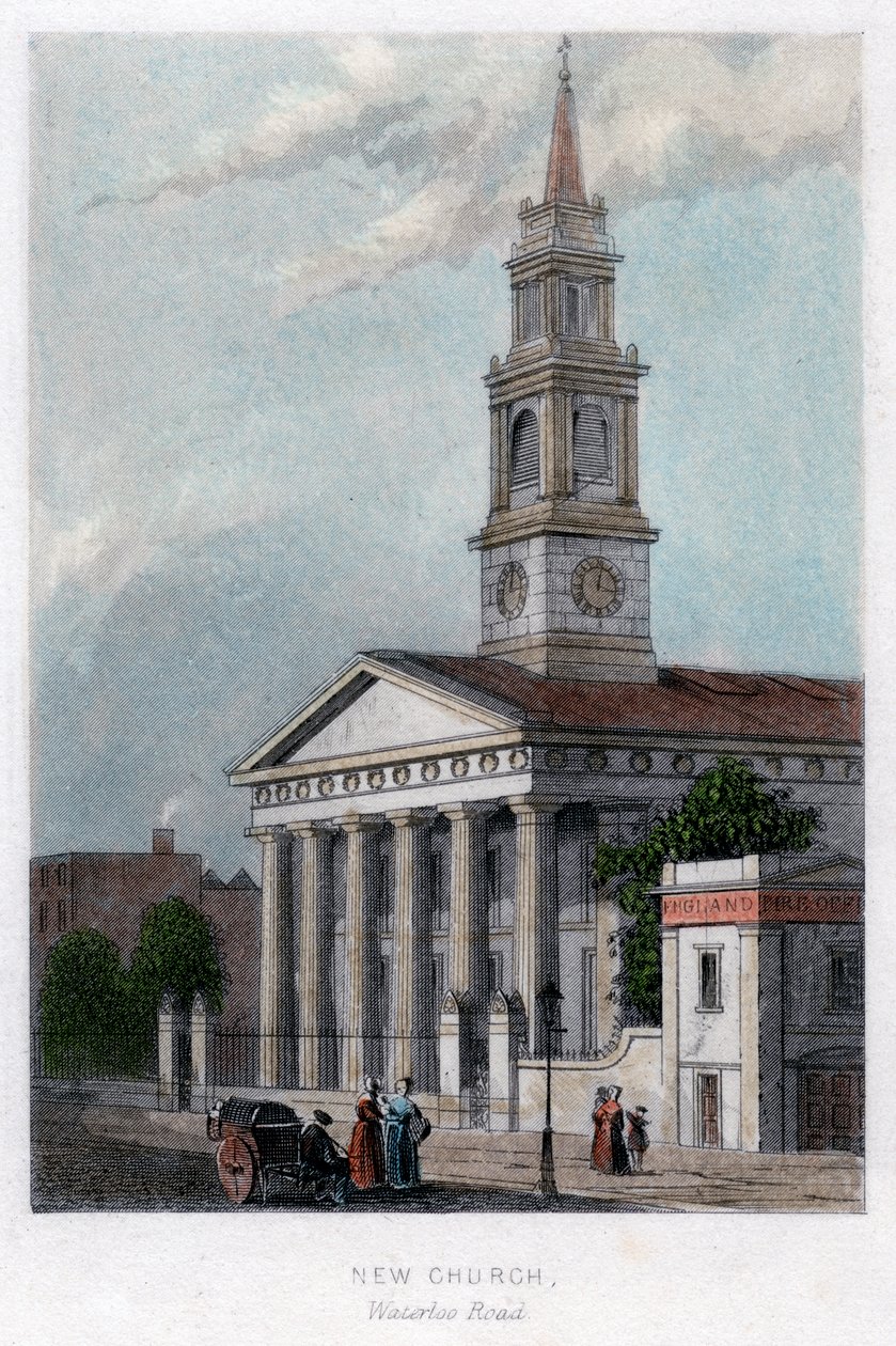 Ny kyrka, Waterloo Road, London av Unbekannt