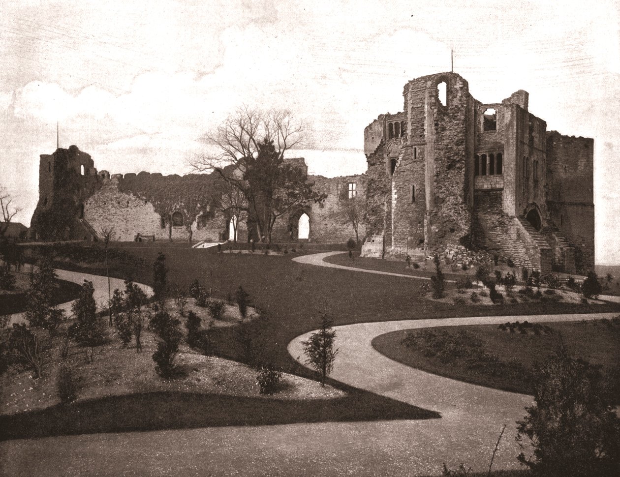Newark Castle, Nottinghamshire, 1894. av Unbekannt