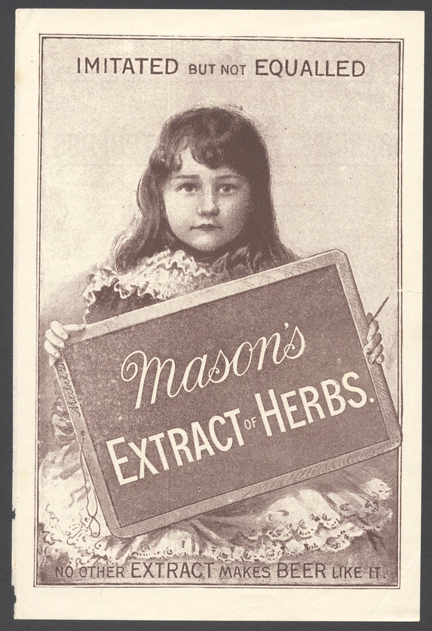 Newball och Mason Extract of Herbs, 1890-talet av Unbekannt