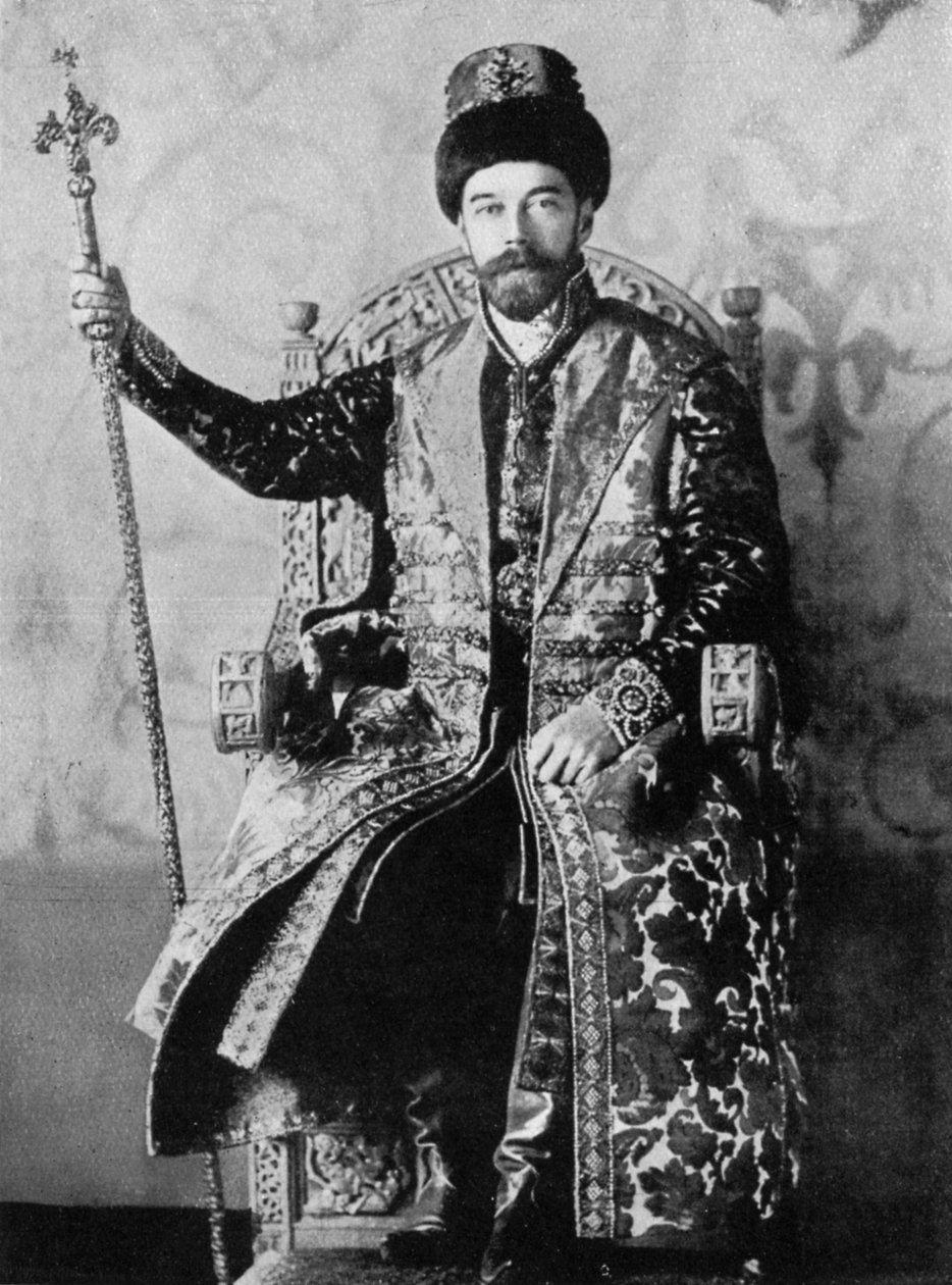 Nikolaus II av Ryssland, 1894, c1920 av Unbekannt