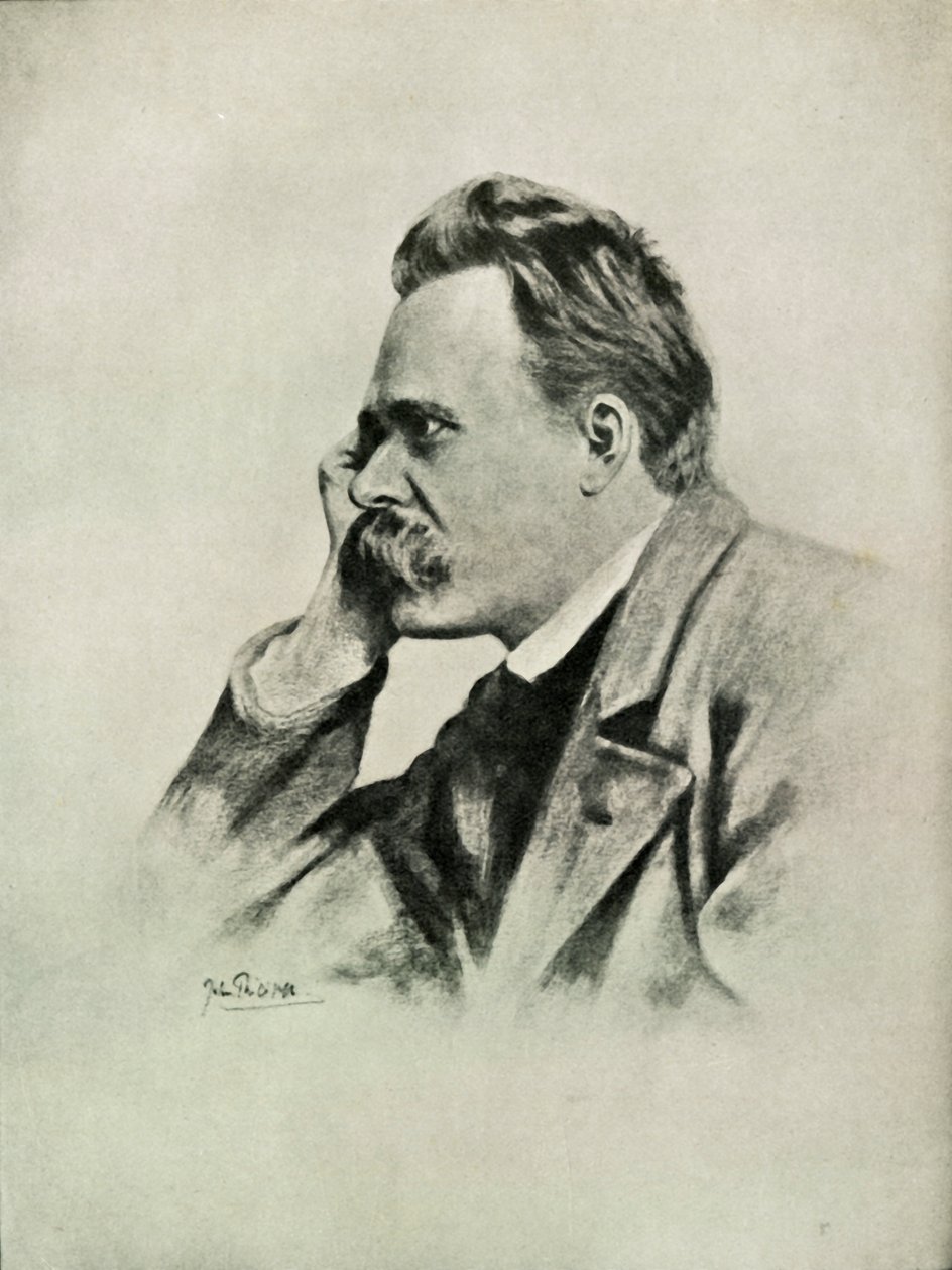 Nietzsche, 1919. av Unbekannt