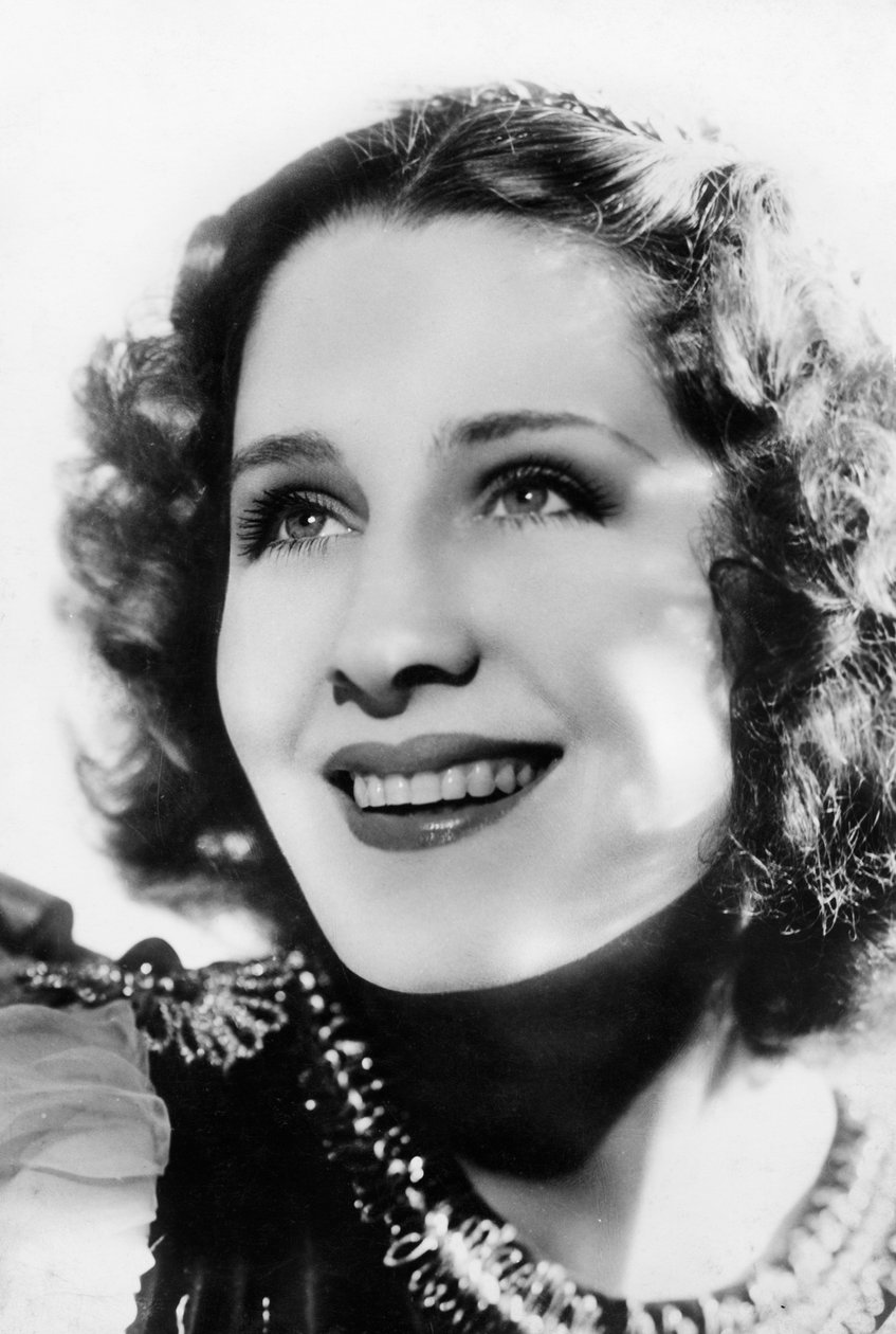 Norma Shearer 1902-1983, kanadensisk skådespelerska, c1930-c1940s av Unbekannt
