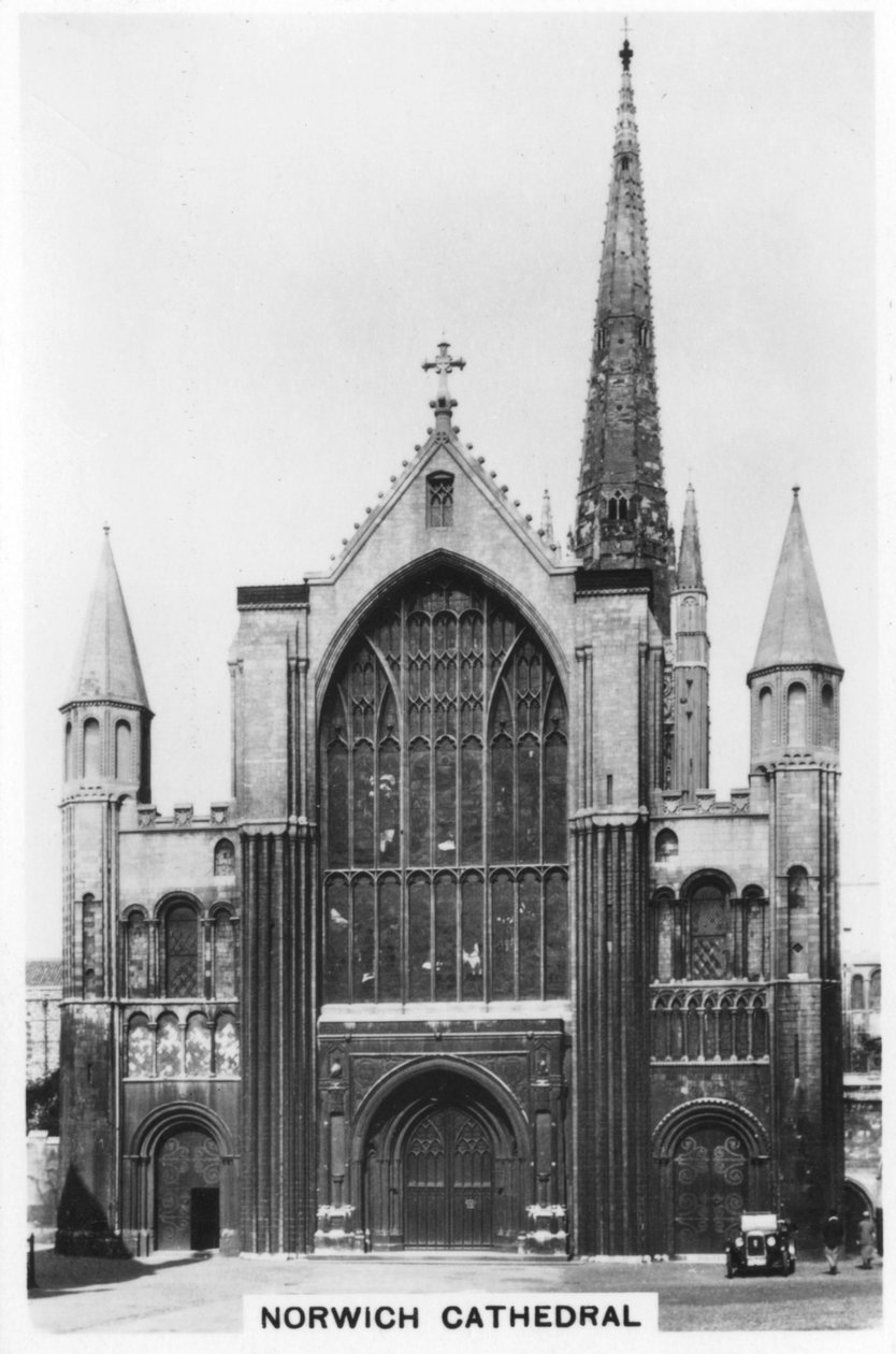 Norwich Cathedral, Norfolk, 1937 av Unbekannt