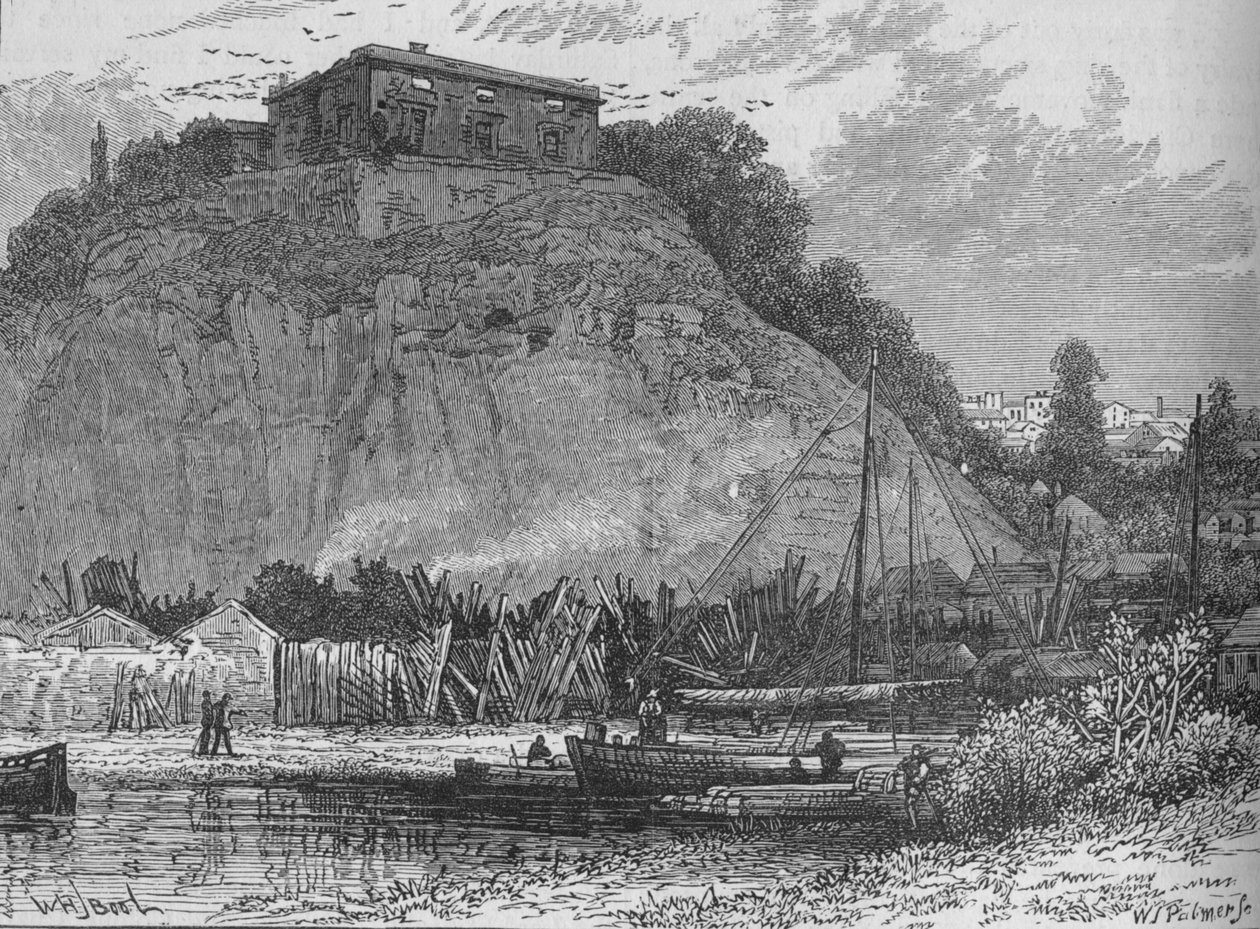 Nottingham Castle, c1880 av Unbekannt