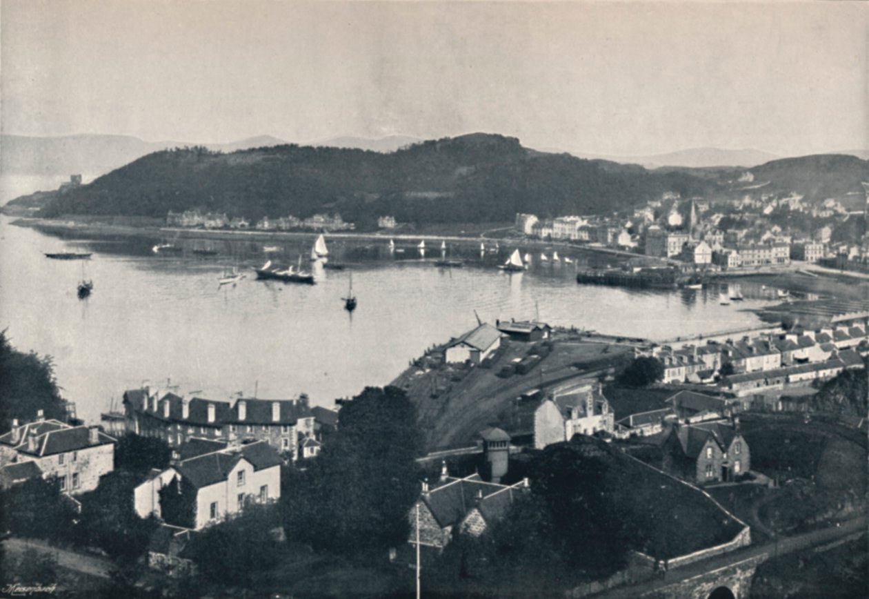 Oban - The Town and the Bay, 1895 av Unbekannt