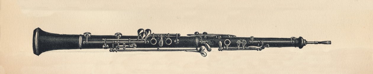 Oboe, 1895. av Unbekannt