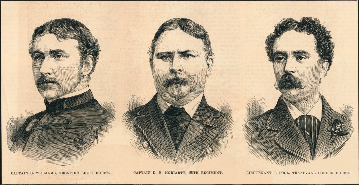 Officerare dödade i Zulukriget, 1879. av Unbekannt