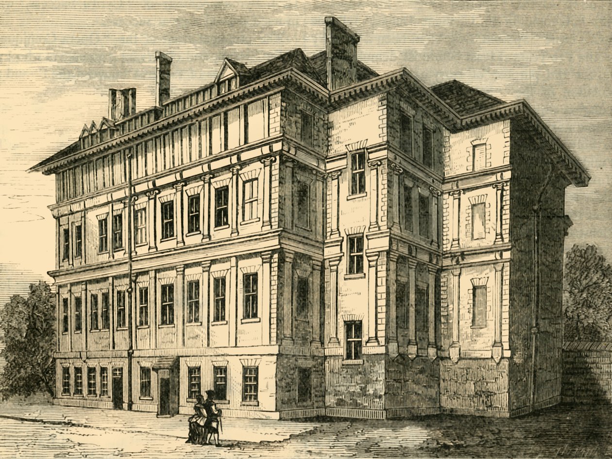 Old Craven House, 1800, 1881. av Unbekannt