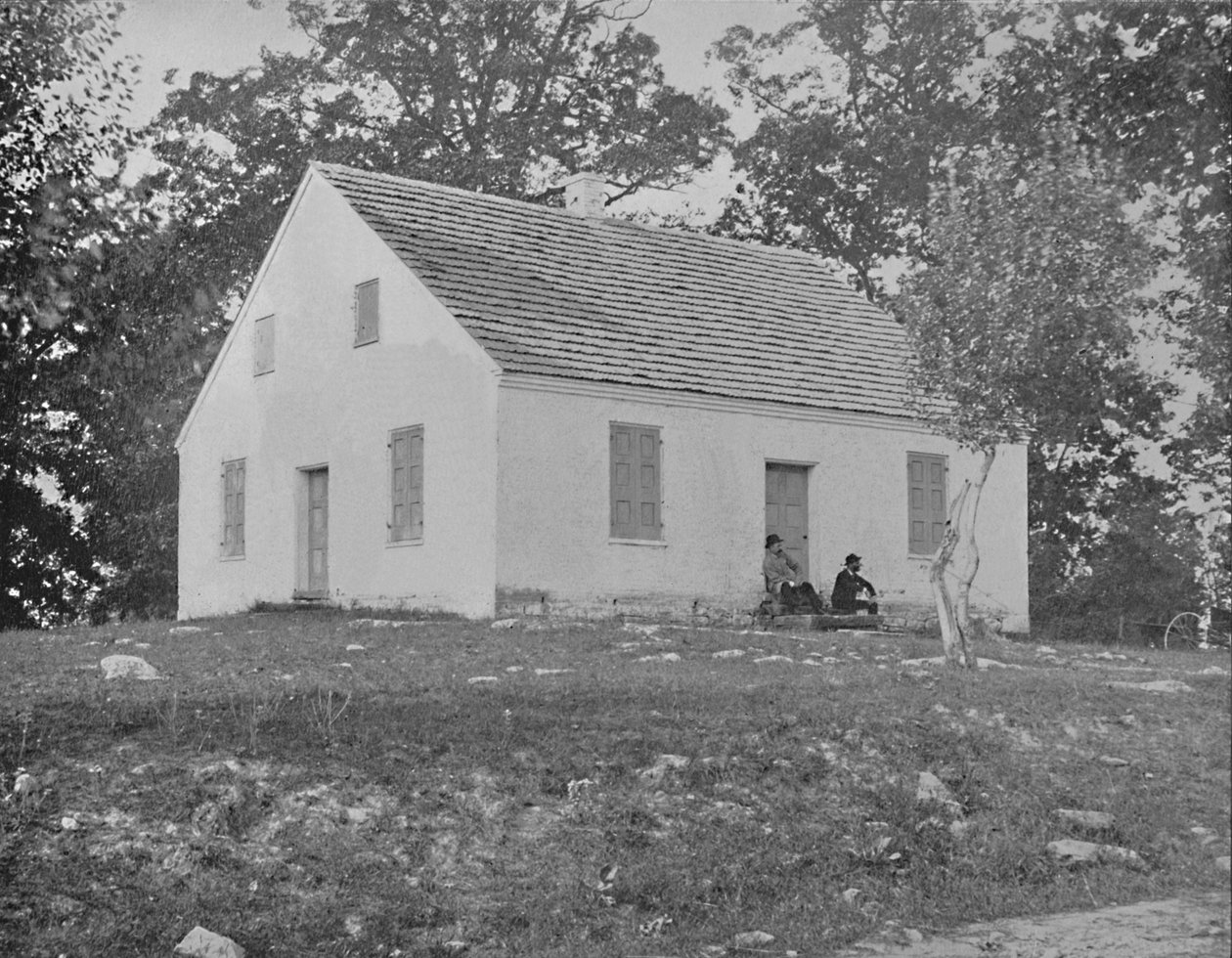 Old Dunkards Church, Antietam, Maryland, c1897. av Unbekannt