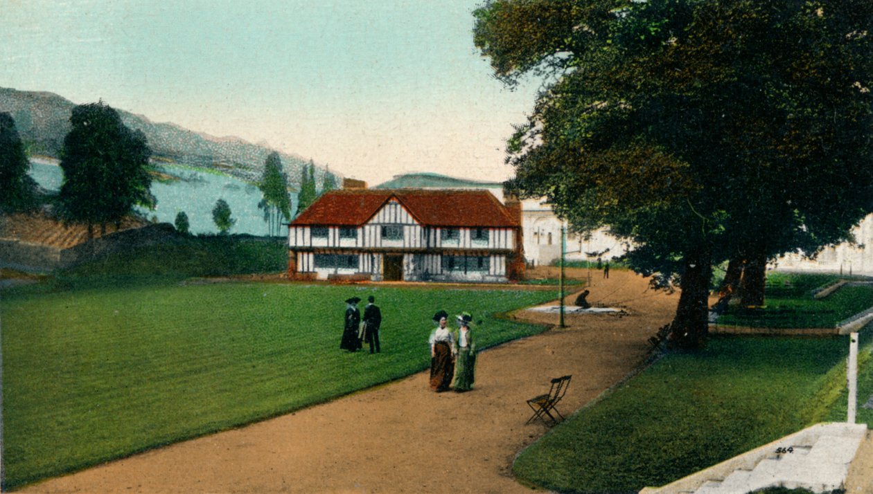 Old English Garden, Imperial International Exhibition, London, 1909 av Unbekannt