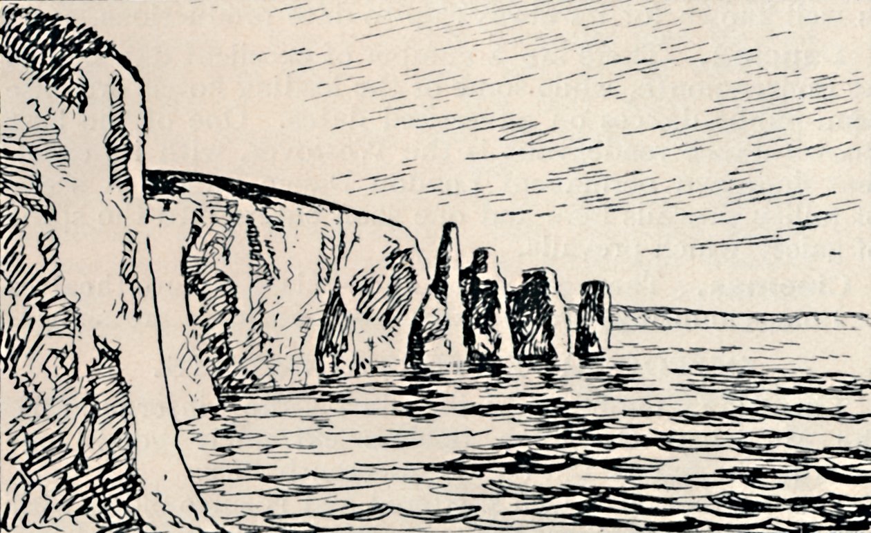 Old Harry Rocks, 1929 av Unbekannt
