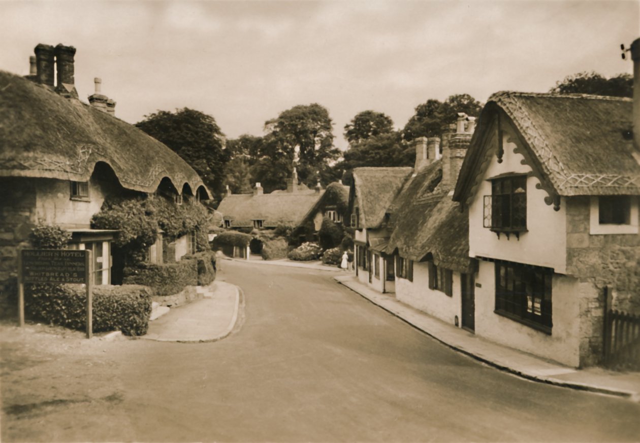 Old Village, Shanklin, I.W., c1920. av Unbekannt