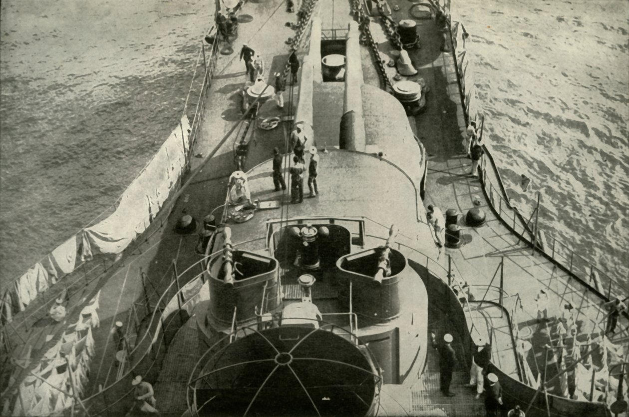 Ombord på A French Dreadnought, 1919. av Unbekannt