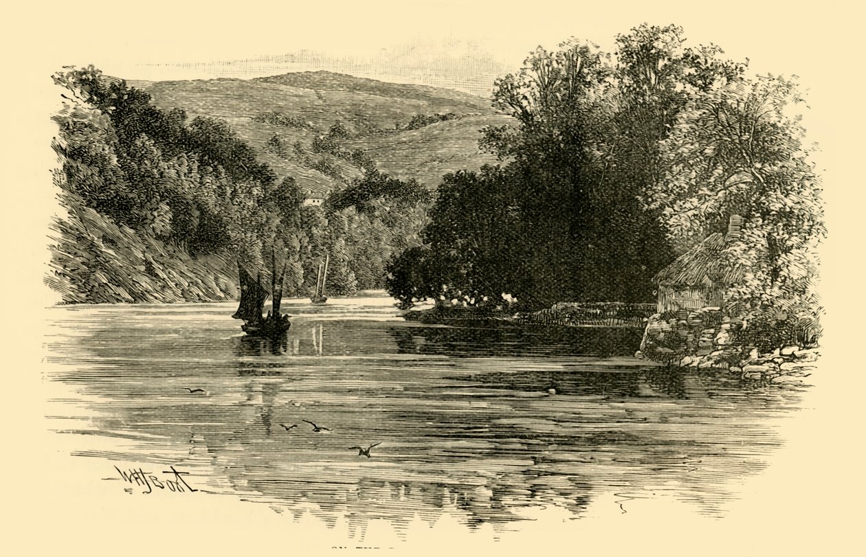 På pilen vid Waynfleet, 1898. av Unbekannt