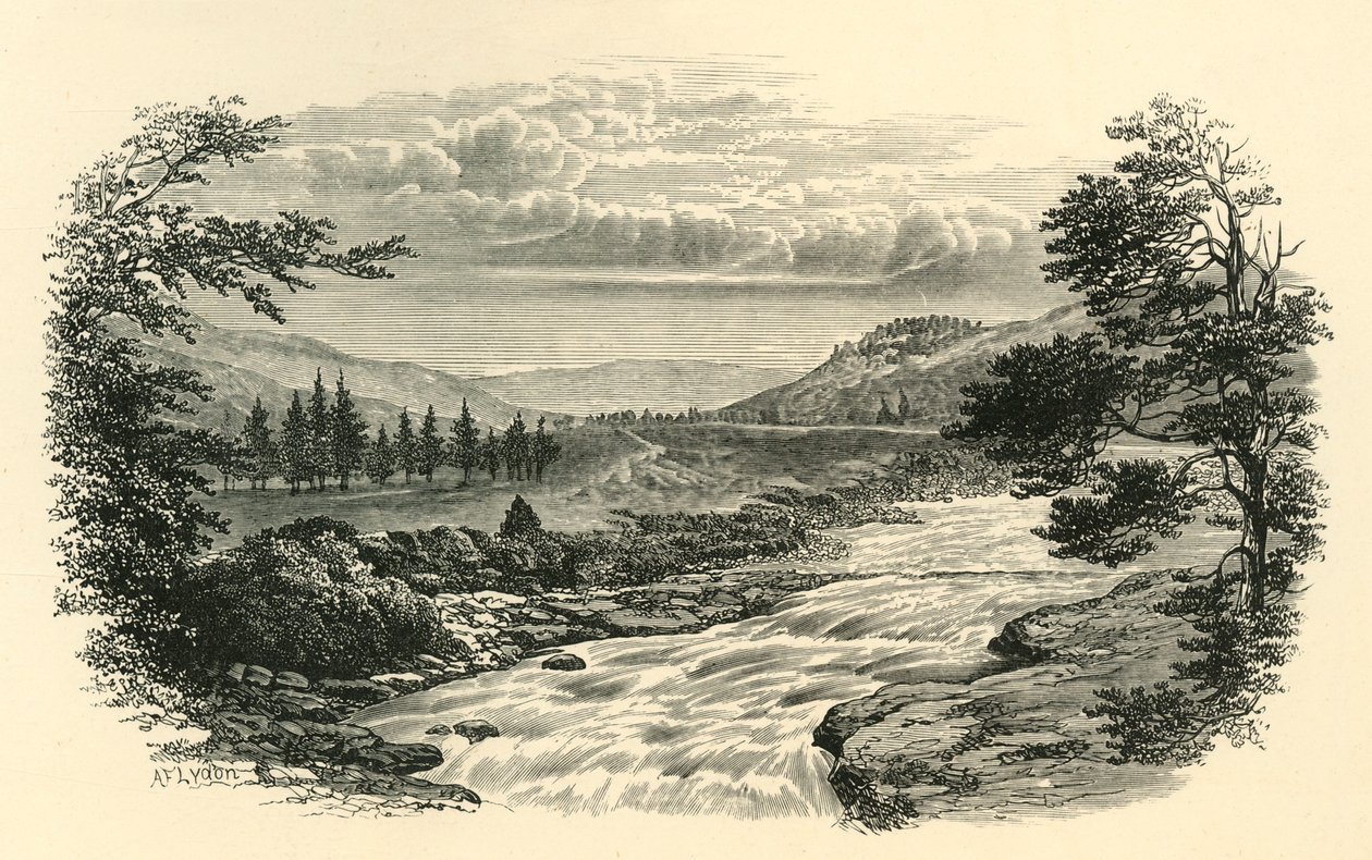 On the Dee, Skottland, c1890. av Unbekannt