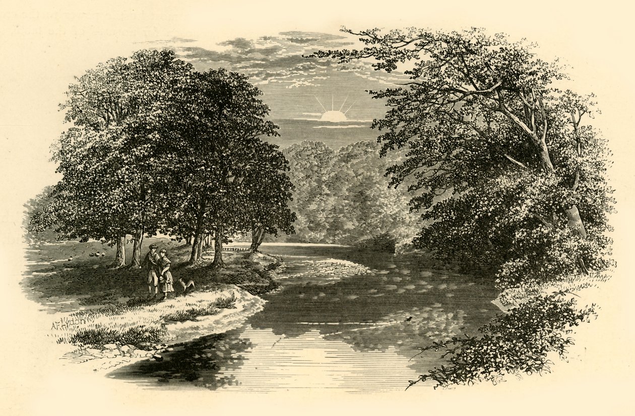 På Doon, c1890. av Unbekannt