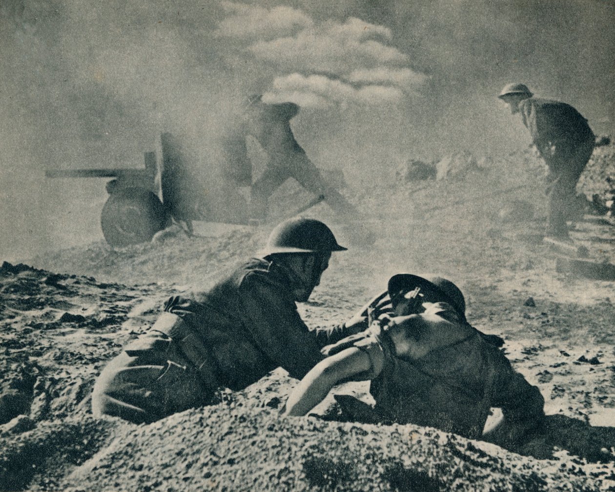 På Tripoli-vägen, c1942 1944 av Unbekannt