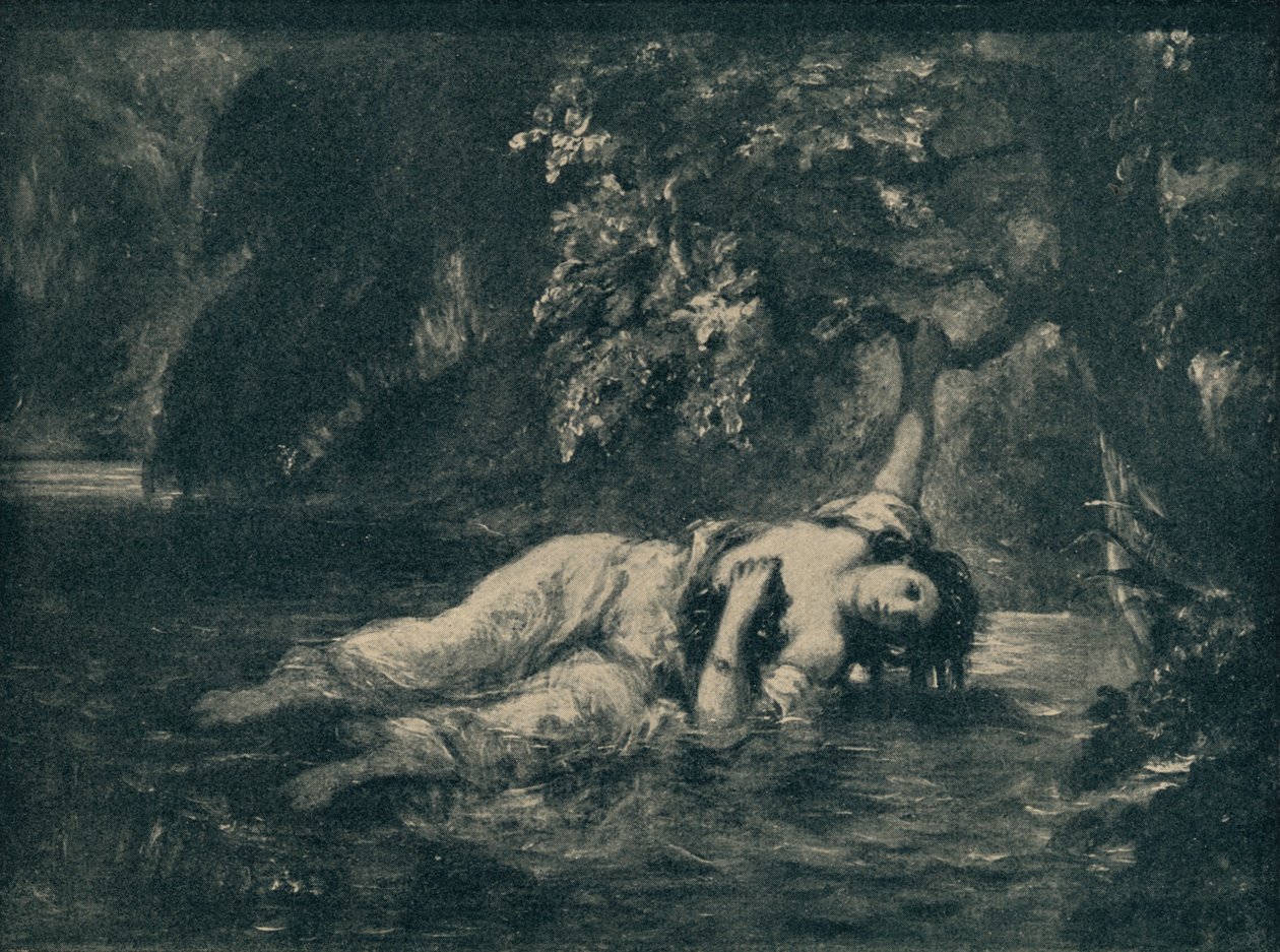 Ophelia, 1853, 1935. av Unbekannt