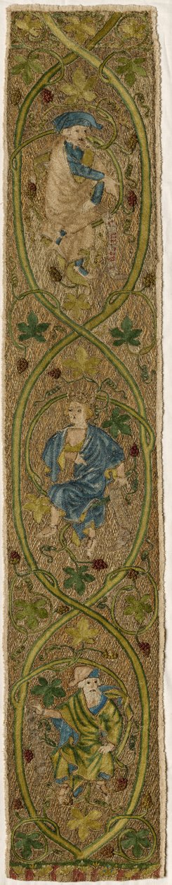Orphrey Band: The Tree of Jesse, ca. 1350. av Unbekannt