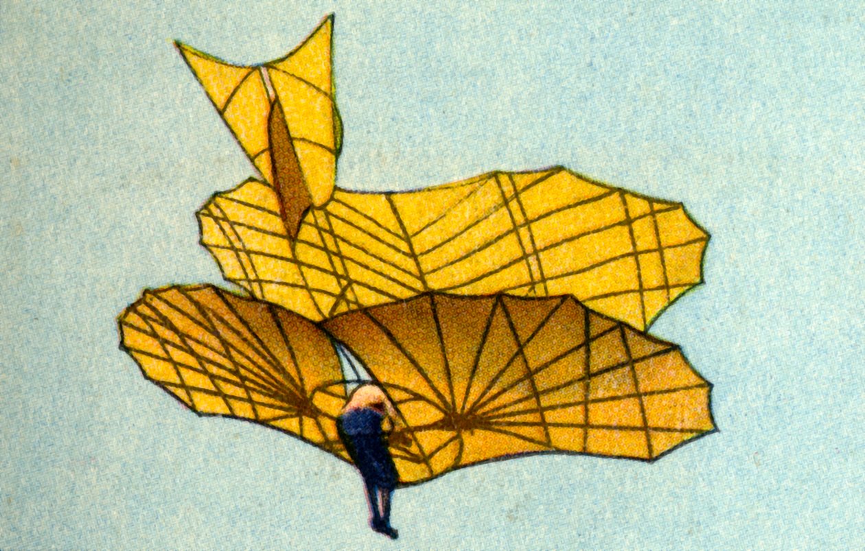Otto Lilienthals segelflygplan, 1890-talet, 1932. av Unbekannt