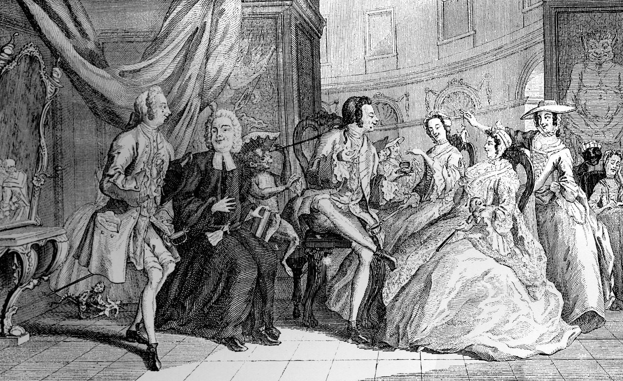 Målning a la Mode, 1748 av Unbekannt