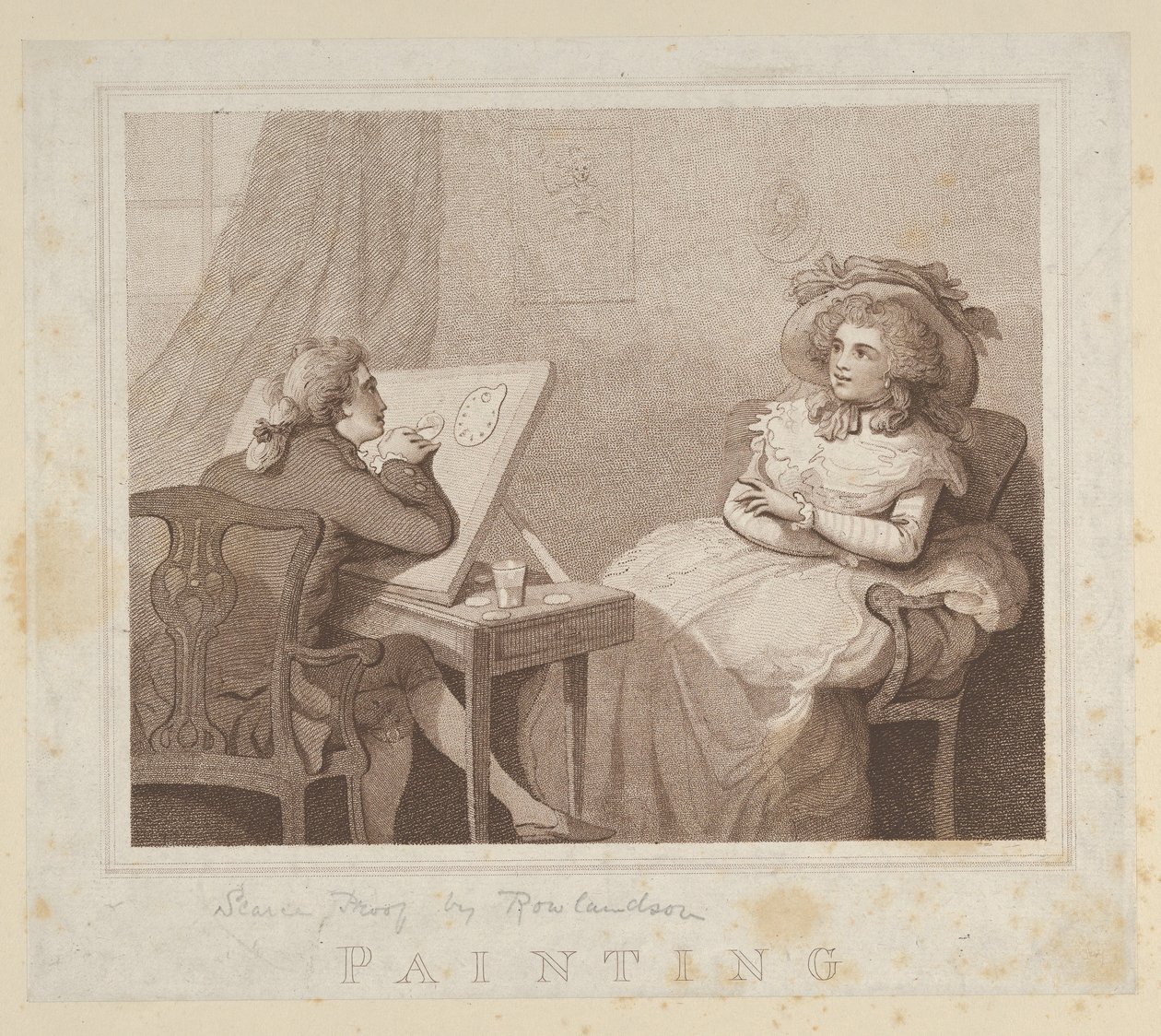 Måleri, 1784 ., 1784 . av Unbekannt