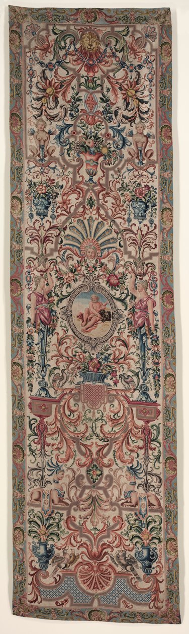 Ett par handarbeten sänghängningar, ca. 1690. av Unbekannt