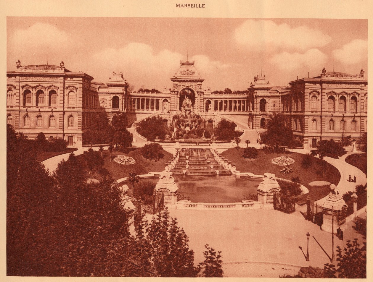 Palais Longchamp, Marseille, 1930. av Unbekannt
