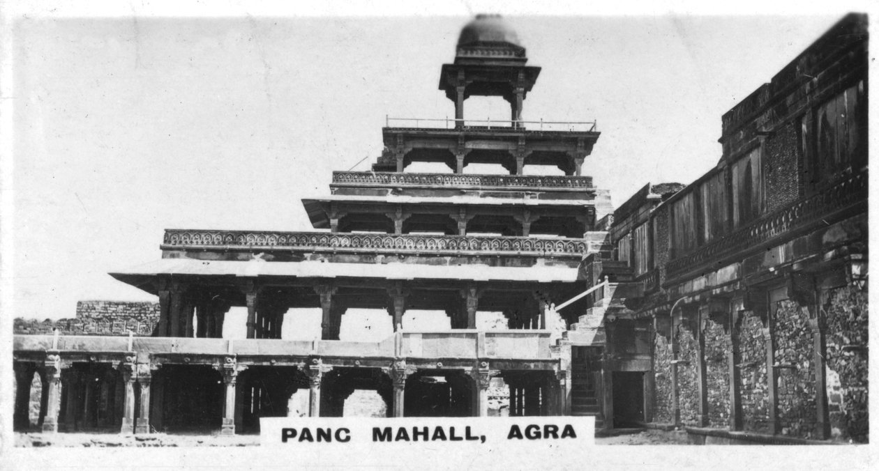 Panch Mahal, Fatehpur Sikri, Agra, Indien, 1925 av Unbekannt