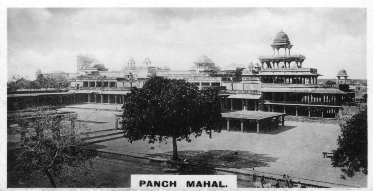 Panch Mahal, Fatehpur Sikri, Agra, Indien, 1925 av Unbekannt